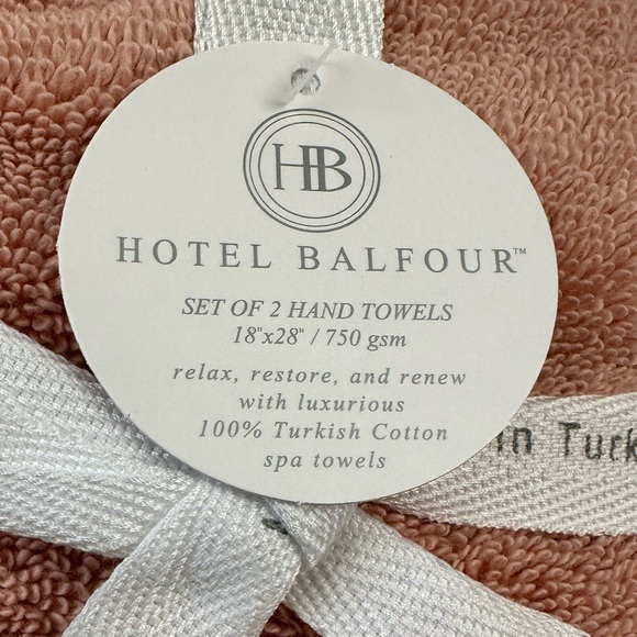 🎁Hotel Balfour Bath Towel Set - Rosecloud - 750 & 805 gsm -9 PCS Made in Turkey - Picture 6 of 11